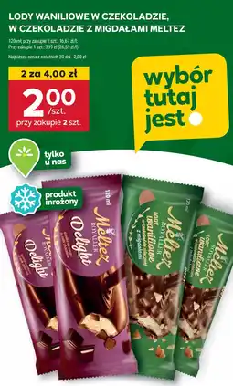 Stokrotka Lody na patyku orzechowe w czekoladzie Meltez royaller oferta