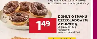 Stokrotka Donut o smaku czekoladowym z posypką oferta