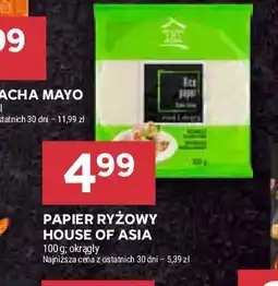 Stokrotka Papier ryżowy okrągły House of asia oferta