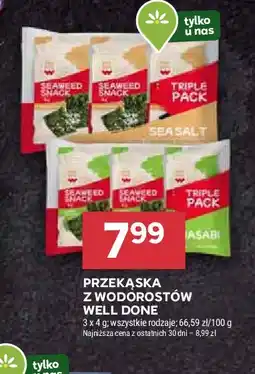 Stokrotka Przekąska z wodorostów wasabi Well done oferta