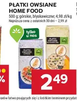 Stokrotka Płatki owsiane błyskawiczne Home food oferta