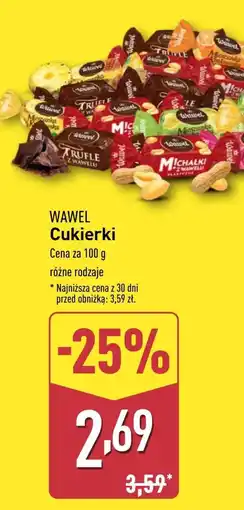 ALDI Cukierki Wawel oferta