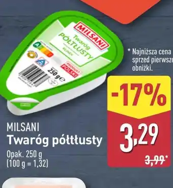 ALDI Twaróg Milsani oferta