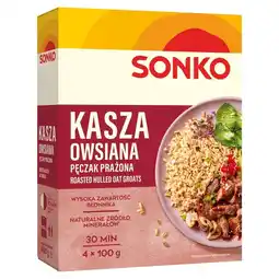 Groszek Sonko Kasza owsiana prażona pęczak 400 g (4 x 100 g) oferta