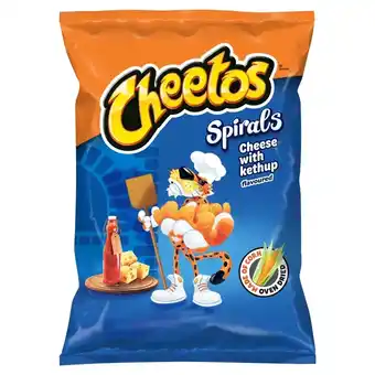 ALDI Cheetos Spirals Chrupki kukurydziane o smaku serowo-ketchupowym 110 g oferta