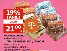 Auchan Cukierki pomarańczowe Śnieżka Michałki Z Hanki oferta