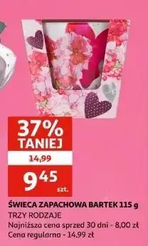 Auchan Świeca zapachowa Bartek Candles oferta