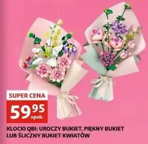 Auchan Klocki bukiet kwiatów piękny Qbi oferta