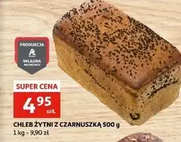 Auchan Chleb żytni z czarnuszką Auchan oferta