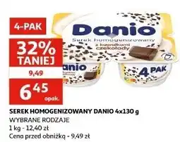 Auchan Serek z kawałkami czekolady Danone Danio oferta