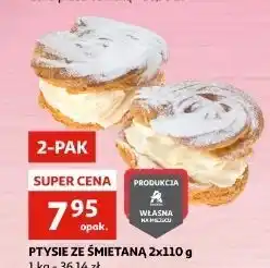 Auchan Ptyś z bitą śmietaną oferta