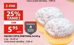 Auchan Pączki z bitą śmietaną Auchan oferta