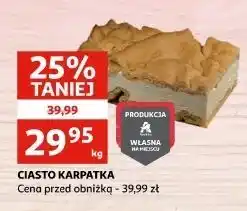 Auchan Ciasto karpatka oferta