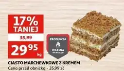 Auchan Ciasto marchewkowe z kremem oferta