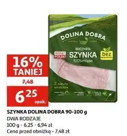 Auchan Szynka 100% mięsa Dolina Dobra oferta