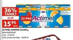 Auchan Jogurt wieloowocowy Danone Actimel oferta