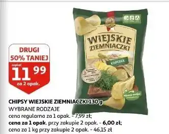 Auchan Chipsy koperek Lorenz Wiejskie Ziemniaczki oferta