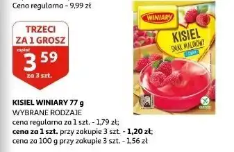 Auchan Kisiel malinowy Winiary oferta