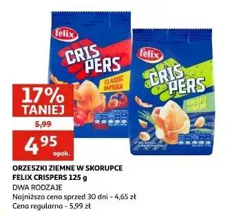 Auchan Orzeszki onion Felix Crispers oferta