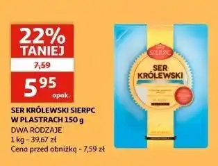 Auchan Ser królewski light Sierpc oferta