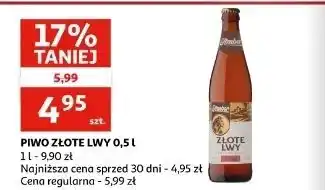 Auchan Piwo Złote Lwy oferta