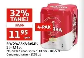 Auchan Piwo Warka oferta