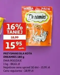 Auchan Przysmak dla kota z kurczakiem Dreamies oferta