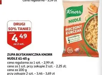 Auchan Pieczony kurczak Knorr Nudle oferta