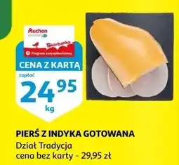 Auchan Pierś z indyka gotowana oferta