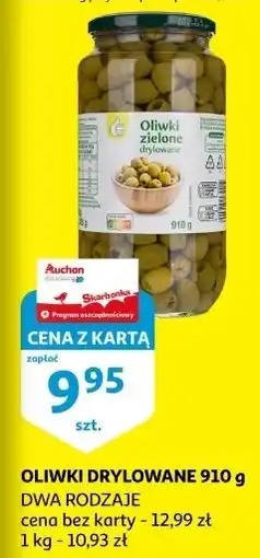 Auchan Oliwki zielone Podniesiony Kciuk oferta