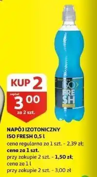 Auchan Napój izotoniczny wieloowocowy Isofresh oferta