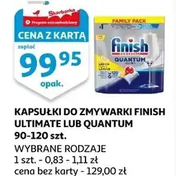 Auchan Kapsułki do zmywarki lemon Finish Quantum oferta