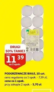 Auchan Podgrzewacze białe Podniesiony Kciuk oferta