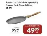 Auchan Patelnia z powłoka qualum basic stone 28 cm Ambition oferta