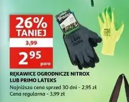 Auchan Rękawice ogrodowe nitrox Bradas oferta