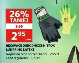 Auchan Rękawice ogrodowe nitrox Bradas oferta