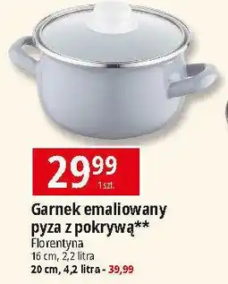 E.Leclerc Garnek emaliowany pyza 20 cm Florentyna oferta