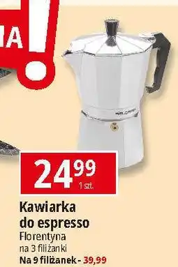 E.Leclerc Kawiarka do espresso 9 filiżanek Florentyna oferta