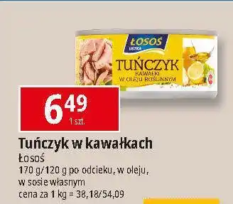 E.Leclerc Tuńczyk w sosie własnym Łosoś Ustka oferta