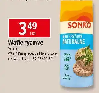 E.Leclerc Wafle ryżowe naturalne Sonko oferta