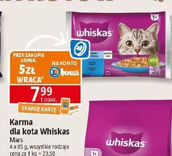 E.Leclerc Karma rybne przysmaki w galarecie Whiskas oferta