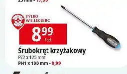 E.Leclerc Śrubokręt krzyżakowy ph1 100 mm Foxter oferta