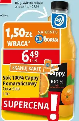 E.Leclerc Sok pomarańczowy Cappy oferta