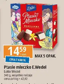 E.Leclerc Czekoladki waniliowe E. Wedel Ptasie Mleczko oferta