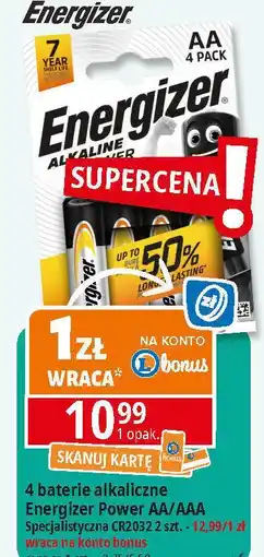 E.Leclerc Baterie specjalistyczne 2032 Energizer oferta