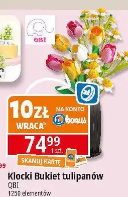 E.Leclerc Klocki tulipany Qbi oferta