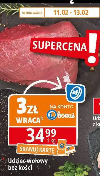 E.Leclerc Udziec wołowy bez kości oferta