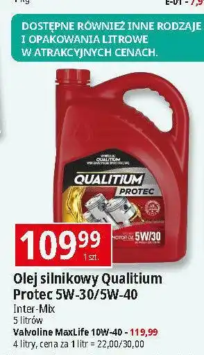 E.Leclerc Olej max life 10w-40 Valvoline oferta