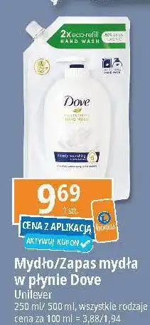 E.Leclerc Mydło w płynie zapas Dove Caring Hand Wash oferta