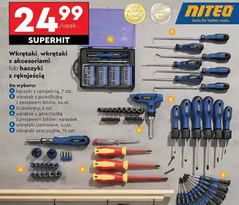 Biedronka Zestaw wkrętaków precyzyjnych Niteo Tools oferta